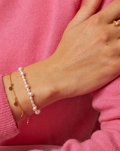 Enamel Copenhagen - Pearlie Armbånd - Guldfarvet